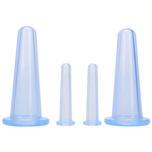 4pcs silicone vacuum cupping - silicone,
