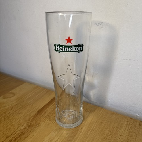 Heineken pint beer glass - 1x,