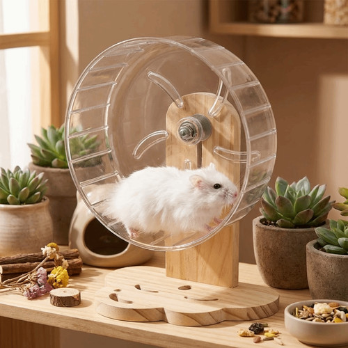 Small exercise hamster - small, wheel