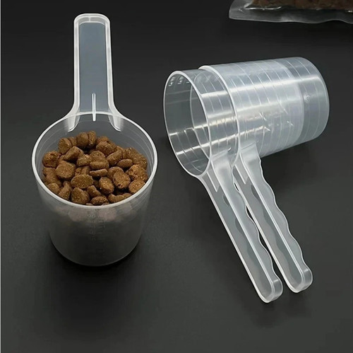 Transparent pet food measuring - pet,