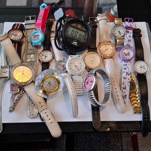 Job lot 18x mixed watches - job,