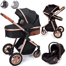 Baby Pram 3 in 1 Buggy With