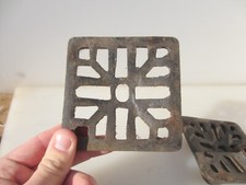Vintage Square Cast Iron Drain