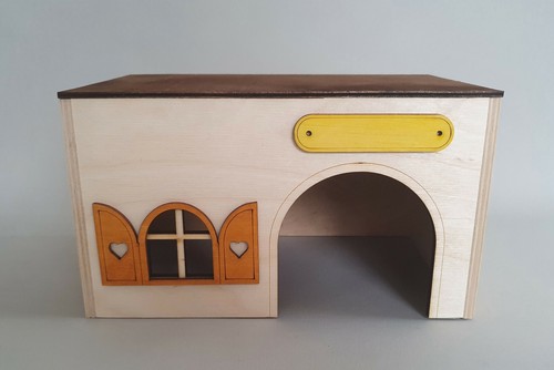 Wooden house guinea pig - house,