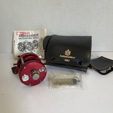 Vintage ABU Ambassaseur Bait Casting Fishing Reel 5000 B W/ Original Case Ect