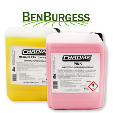 2 X 5 Litre 1 x 5L Chrome Mega