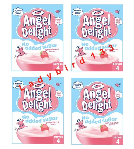 Angel delight strawberry - strawberry, no
