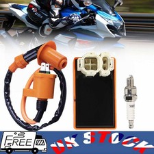 Racing Ignition Coil Spark Plug CDI Box Set Fit GY6/50cc/125cc/150cc Scooter ATV