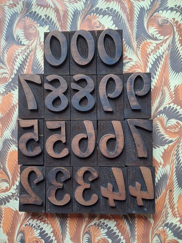 Vintage wooden letterpress - vintage,