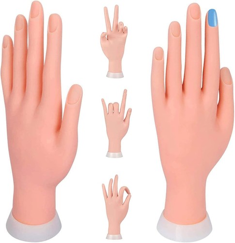 Movable acrylic nail practice - movable,