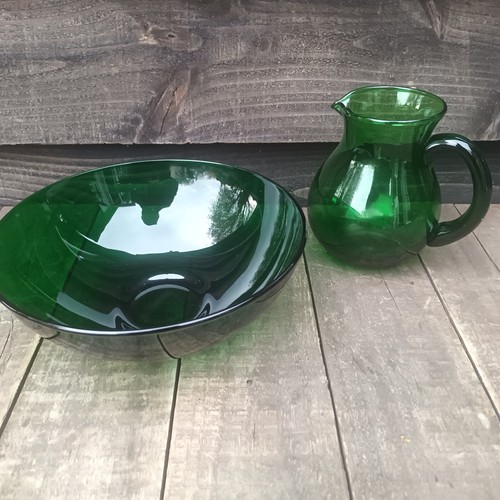 Vintage deep green - green, hand