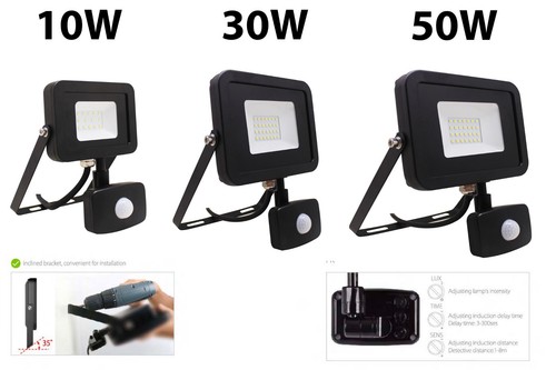 Outdoor pir led floodlight - pir,