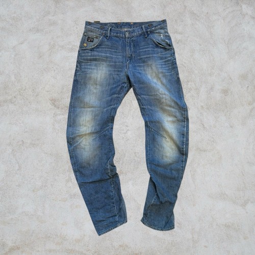 Star raw blue denim - arc, 3d
