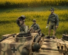 Warriors Scale Models 1:35 Figures STUG III Crew, Built And Painted !