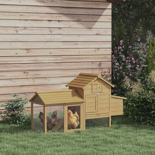 Pawhut chicken coop hen cage - chicken,
