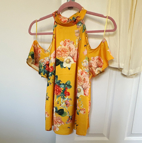 Lipsy london yellow - yellow, floral