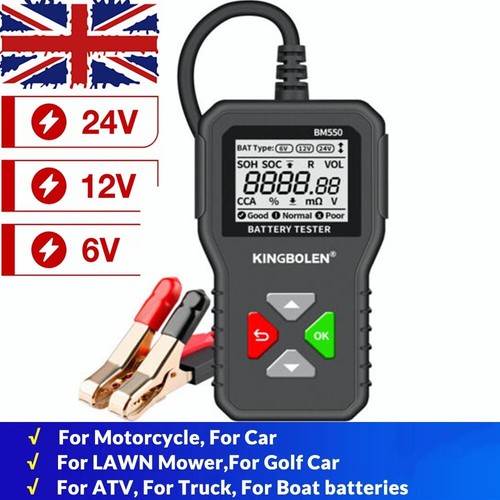 Bm550 car battery tester - bm550, 6v