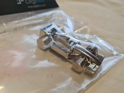 Shaped shiny metal key ring - metal,