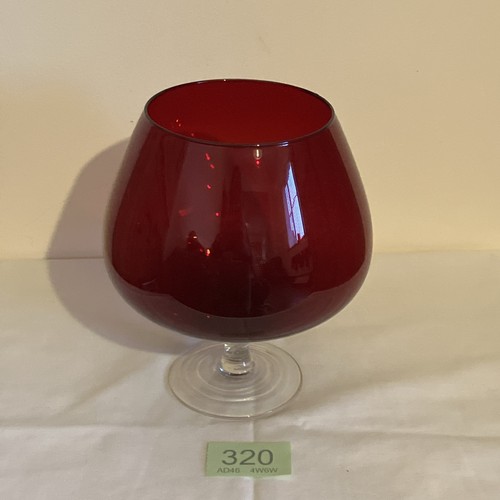 Vintage ruby red balloon - vintage,