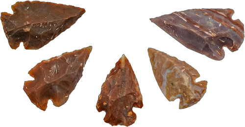 Medieval flint arrowhead - flint,