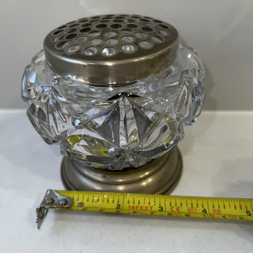 Small lead crystal rose - small,