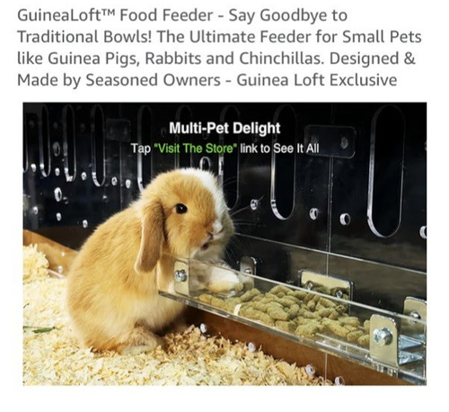 Guinealoft small pet feeder - small,