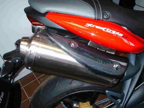 Carbon fibre exhaust covers - carbon,