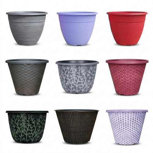 Large round plastic - large,