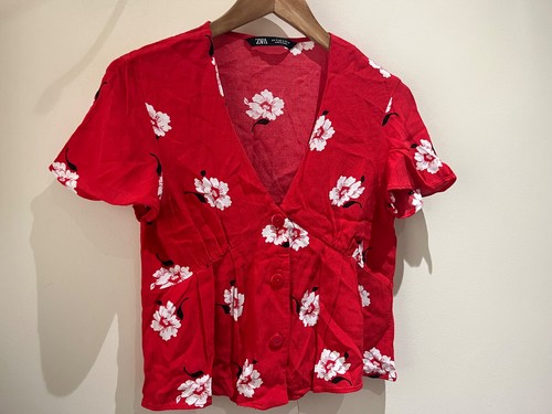 Zara top size red - top, s