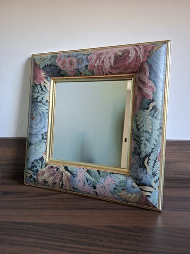 Vintage floral painted gold - vintage,