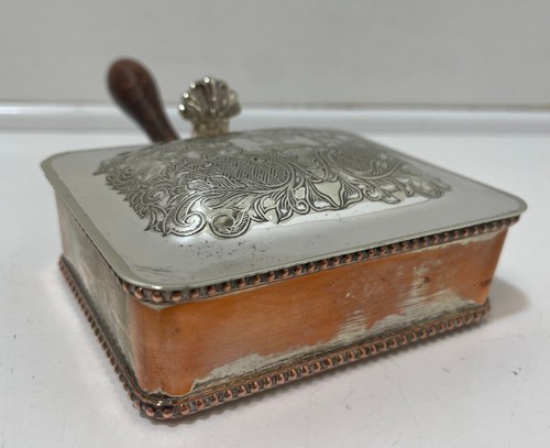 Silver plate rectangular box - rectangular,