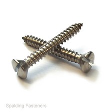 No4 No6 No8 No10,12,14  Stainless Raised Countersunk Slotted Self Tapping Screws