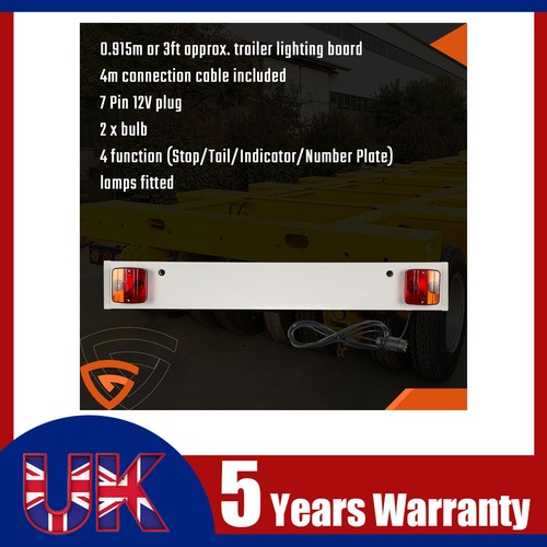 3ft trailer light - board, with