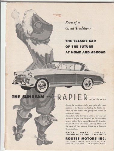 Original 1957 rootes - original, motors
