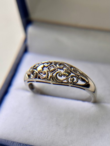 9ct wight gold brooks - brooks, &
