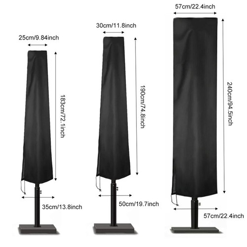 Waterproof parasol cover with - waterproof,