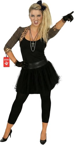 Womens 80s pop star diva - 80s,