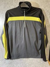 Galvin Green Insula Tech Mid Layer Golf Top Grey Black Yellow Large 46” Chest