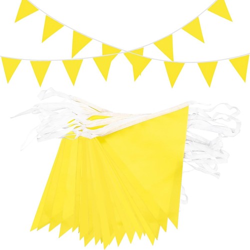40m 80pcs yellow - 40m-80pcs, bunting