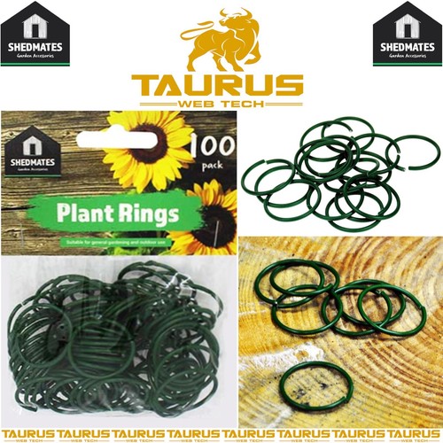 100x wire plant rings - 100x,