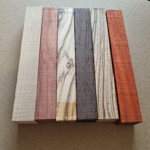 Exotic hardwood blanks set - exotic,