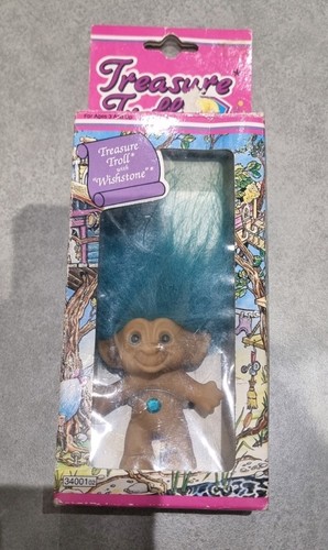 Vintage treasure troll - , blue
