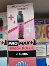 Hayati Pro Max 6000+ PUFFS- Hubba Bubba Flavour - New - Sealed