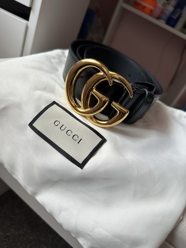 Gucci marmont belt shiny - gg,