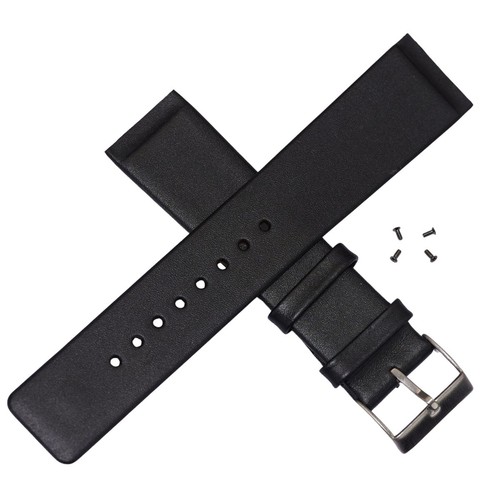 Leather watch strap for - leather, skagen
