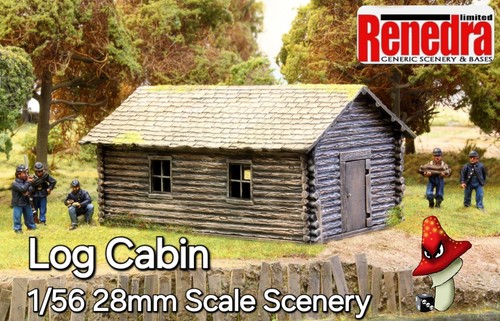Log cabin renedra scenery - log,