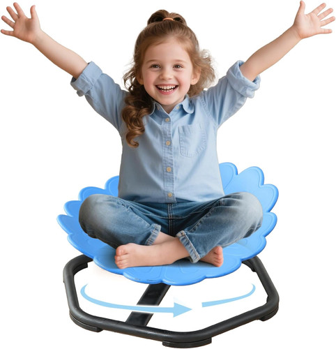 Kids sensory spinning - spinning, chair