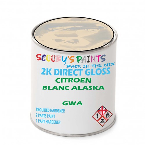 Paint for citroen blanc - 2k,