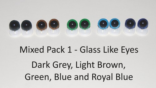Glass like eyes plastic - like,