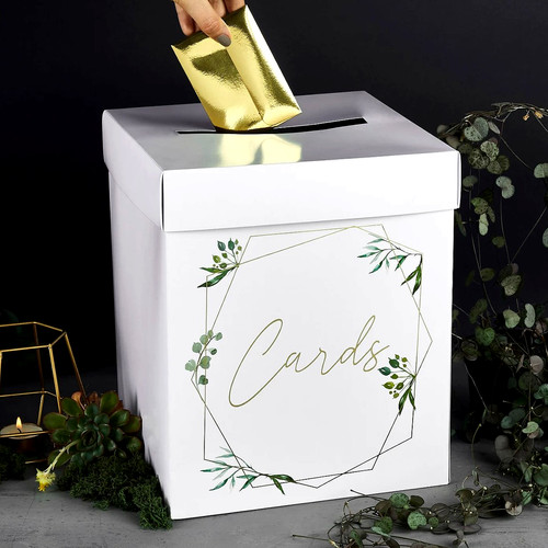 Botanical wedding cards - wedding, box